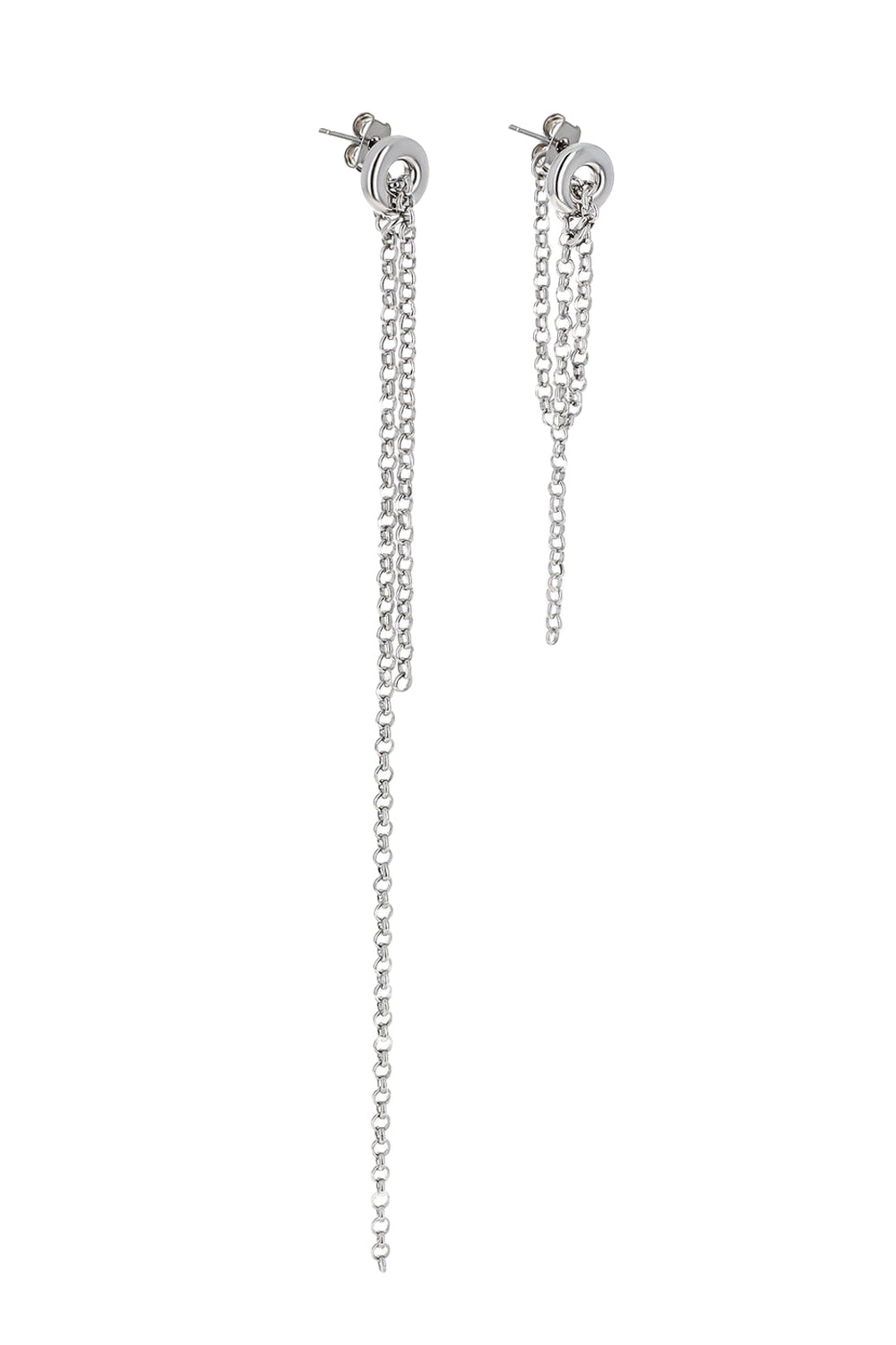 NELSON EARRINGS - PALLADIUM