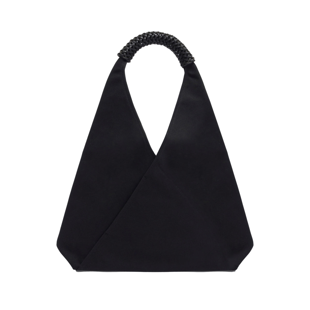 WOVEN TRIANGLE BAG 58 - ALL BLACK