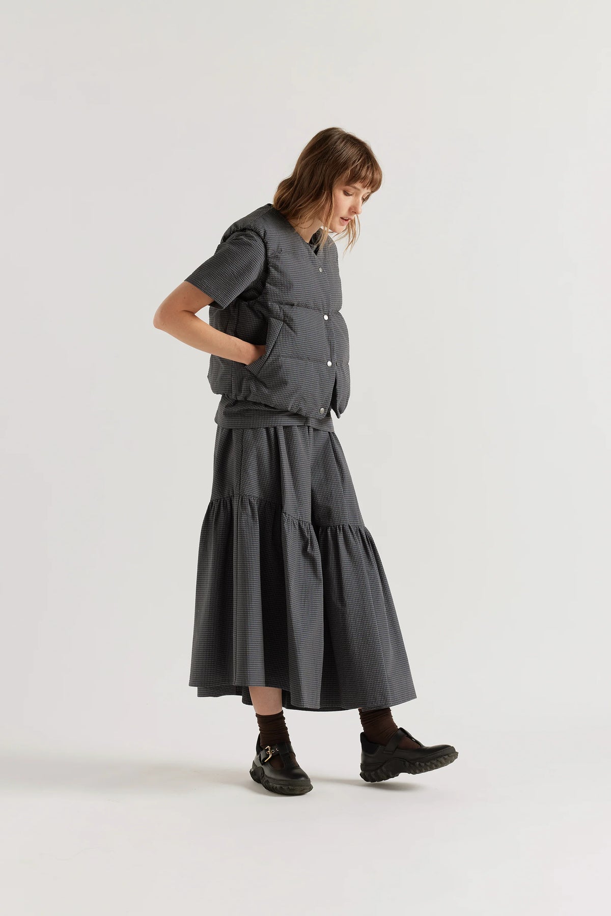 COVERT SKIRT - INK