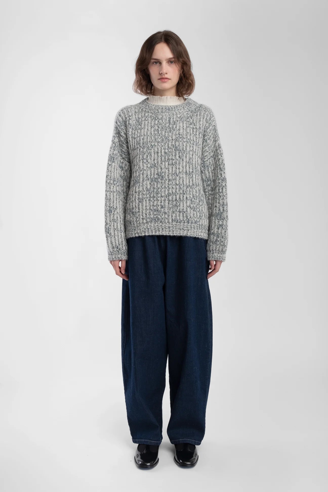 MARCEL PULLOVER - MIX BLUE