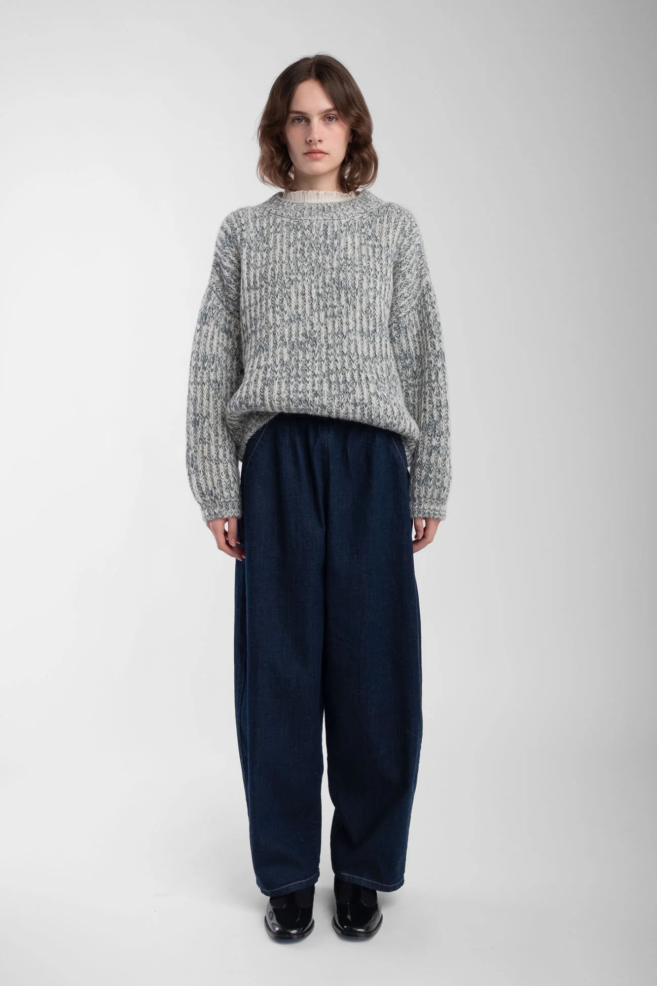 MARCEL PULLOVER - MIX BLUE