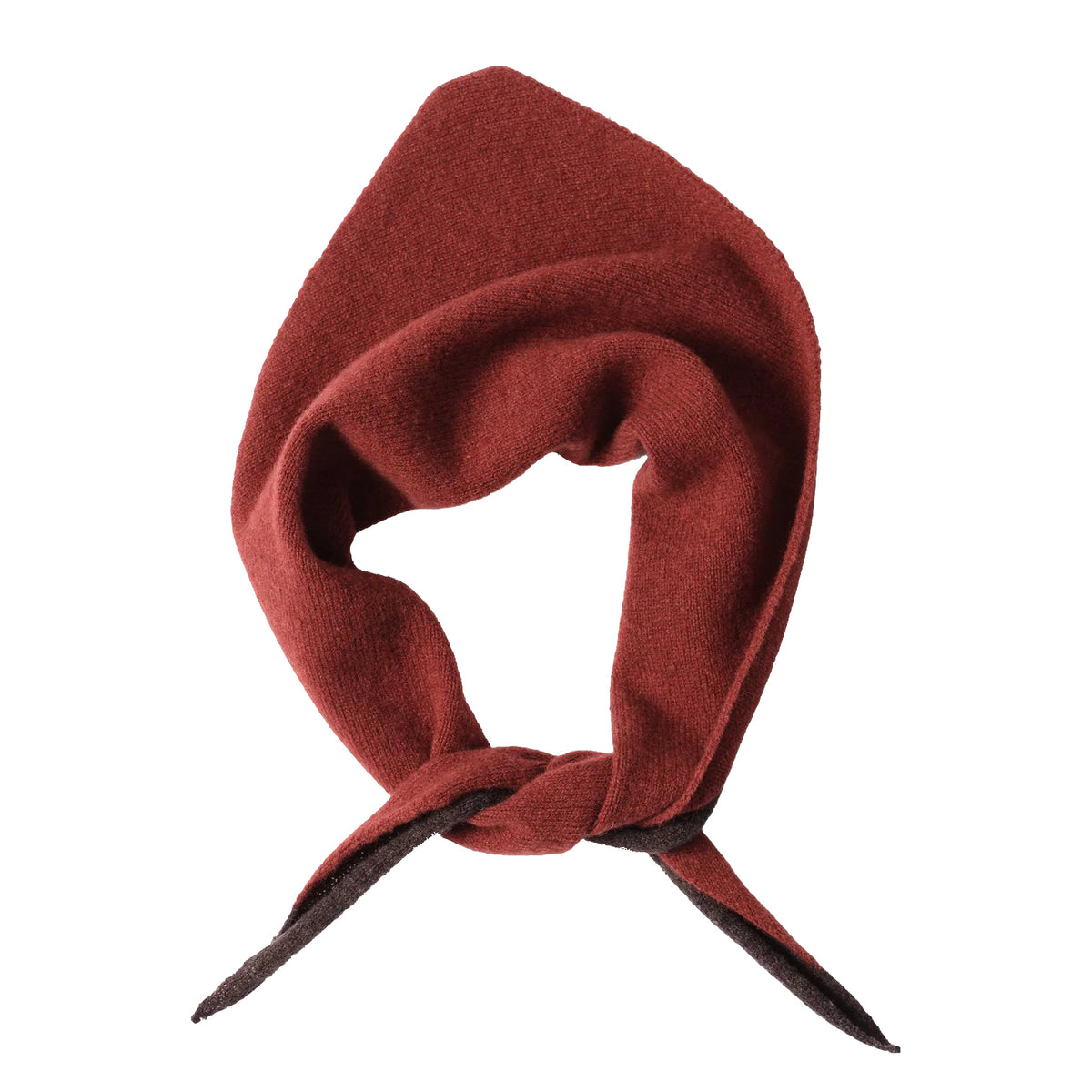 TIPPED SCOUT SCARF LAMBSWOOL - SIENNA/MAHOGANY