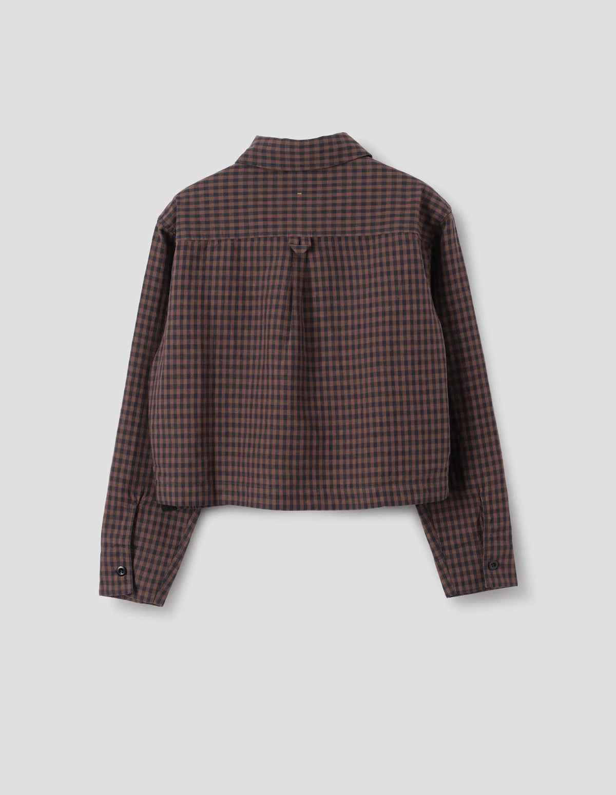 DOUBLE POCKET SHIRT - GINGHAM CHESTNUT/INK