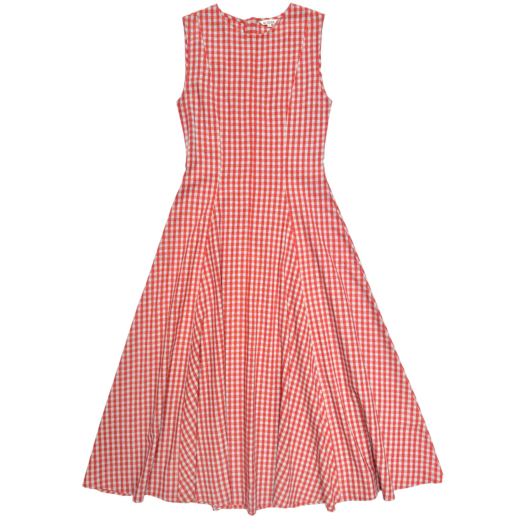 PANELED MIDI DRESS