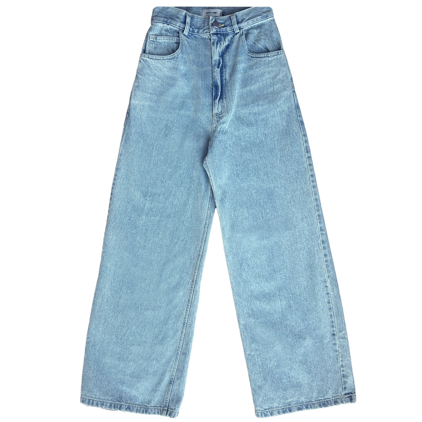AYO PANT - WASHED MISSION DENIM - CELESTE
