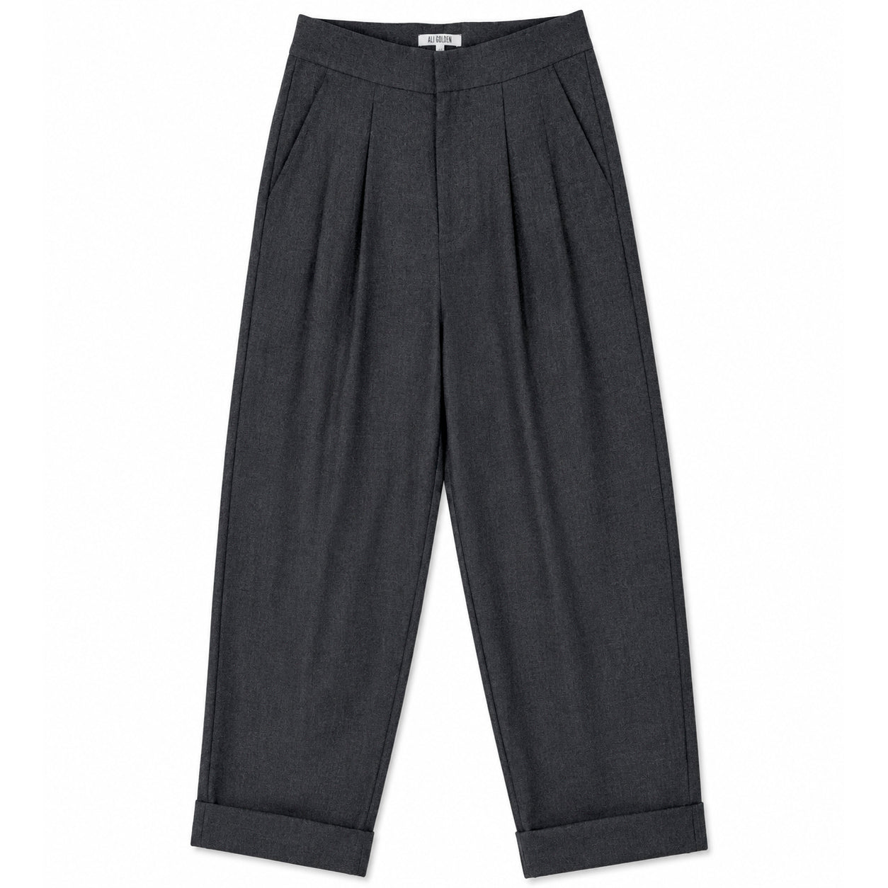 ROLL CUFF PANT - CHARCOAL