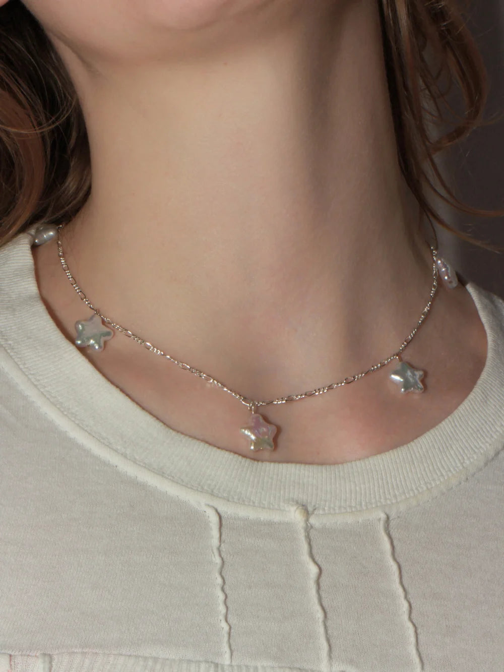 SEEING STARS NECKLACE - WHITE