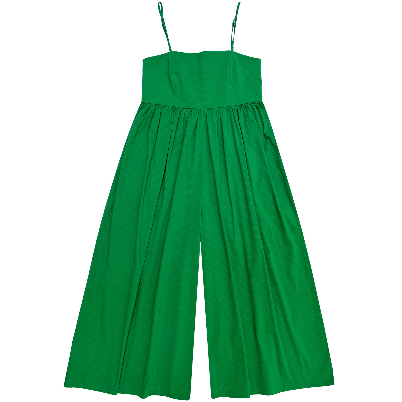 SAMPLE - SEERSUCKER FULL JUMPER - KELLY GREEN