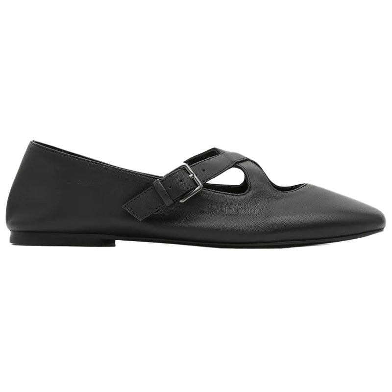 BALLERINA FLAT - BLACK