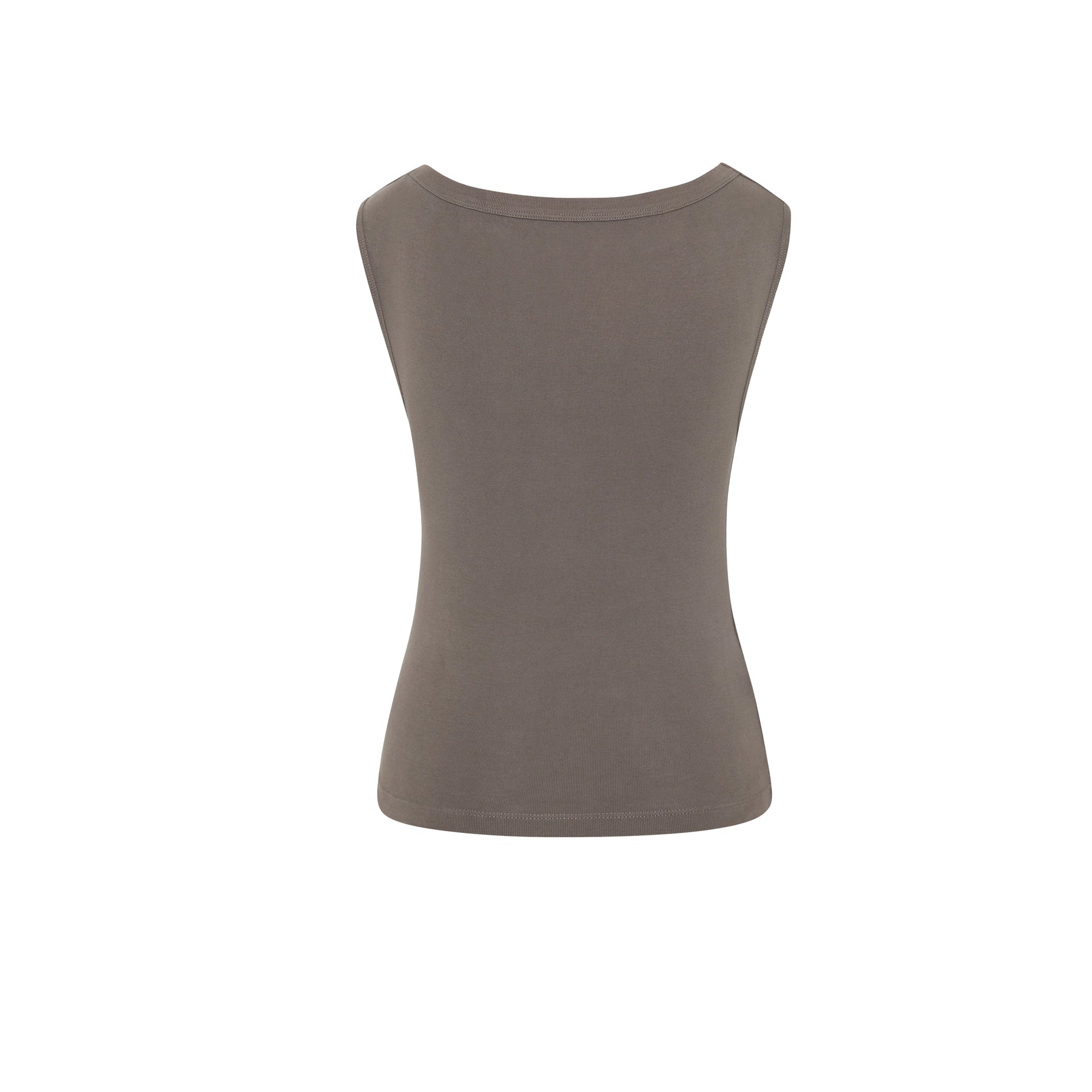 ORGANIC COTTON BALLERINA TOP - CLAY