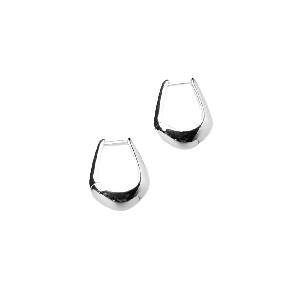 MILA HOOPS - SILVER