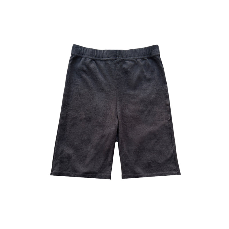 COTTON BIKE SHORTS - BLACK