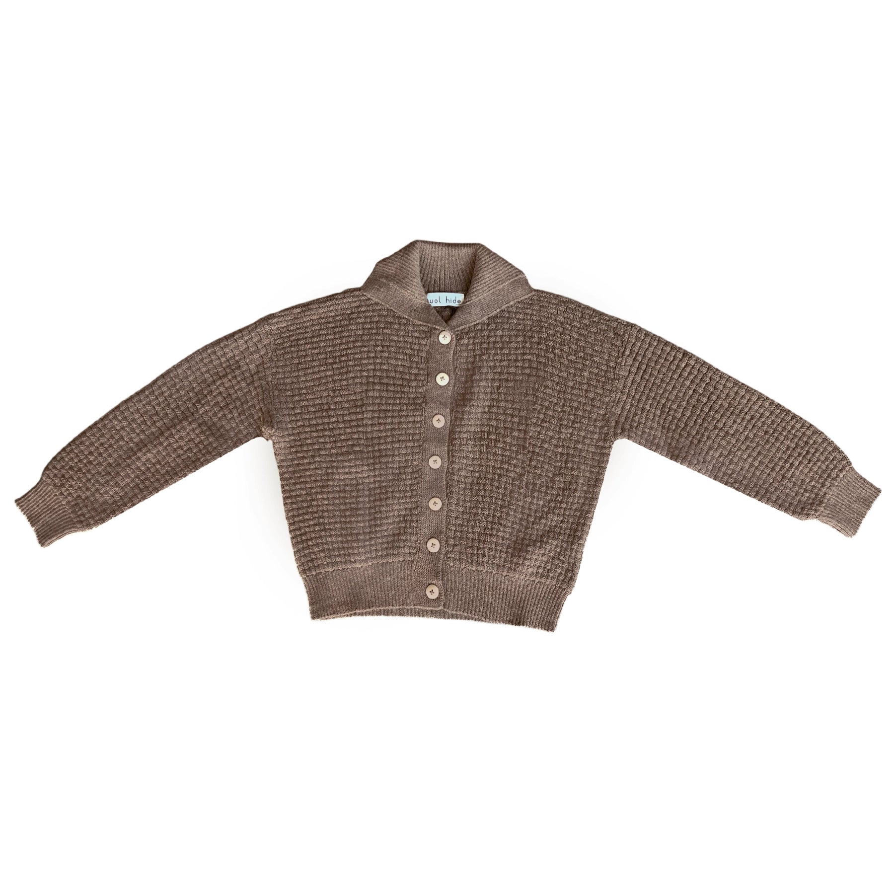 LATICE CARDIGAN - CAMEL