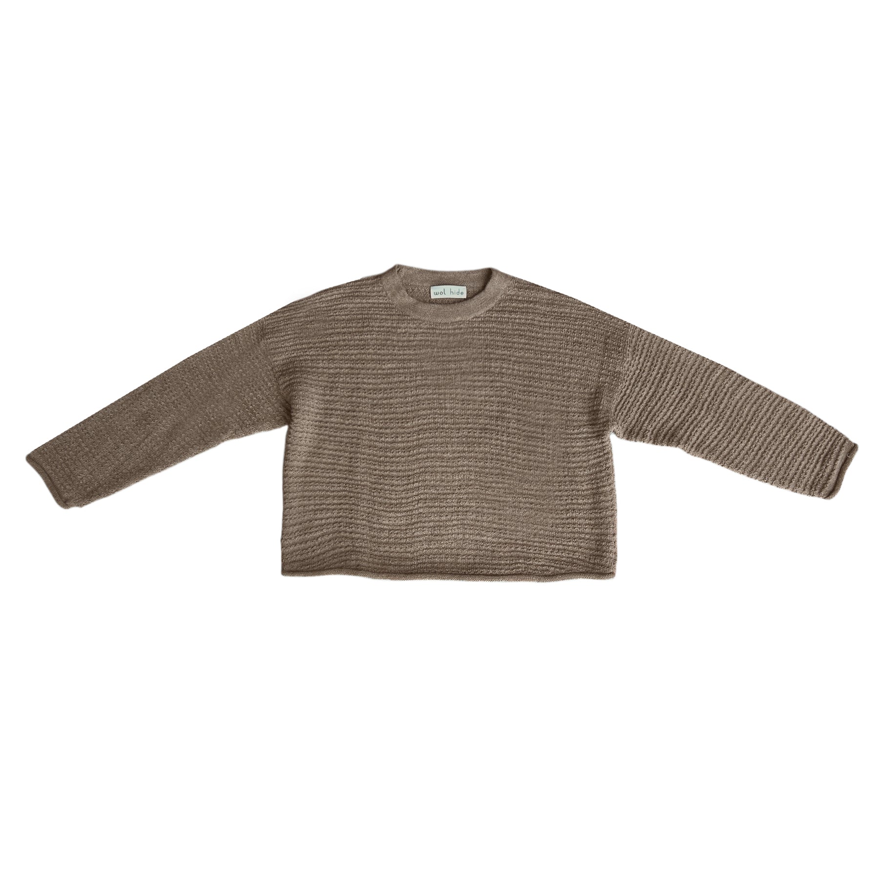 THERMAL SWEATER - CAMEL