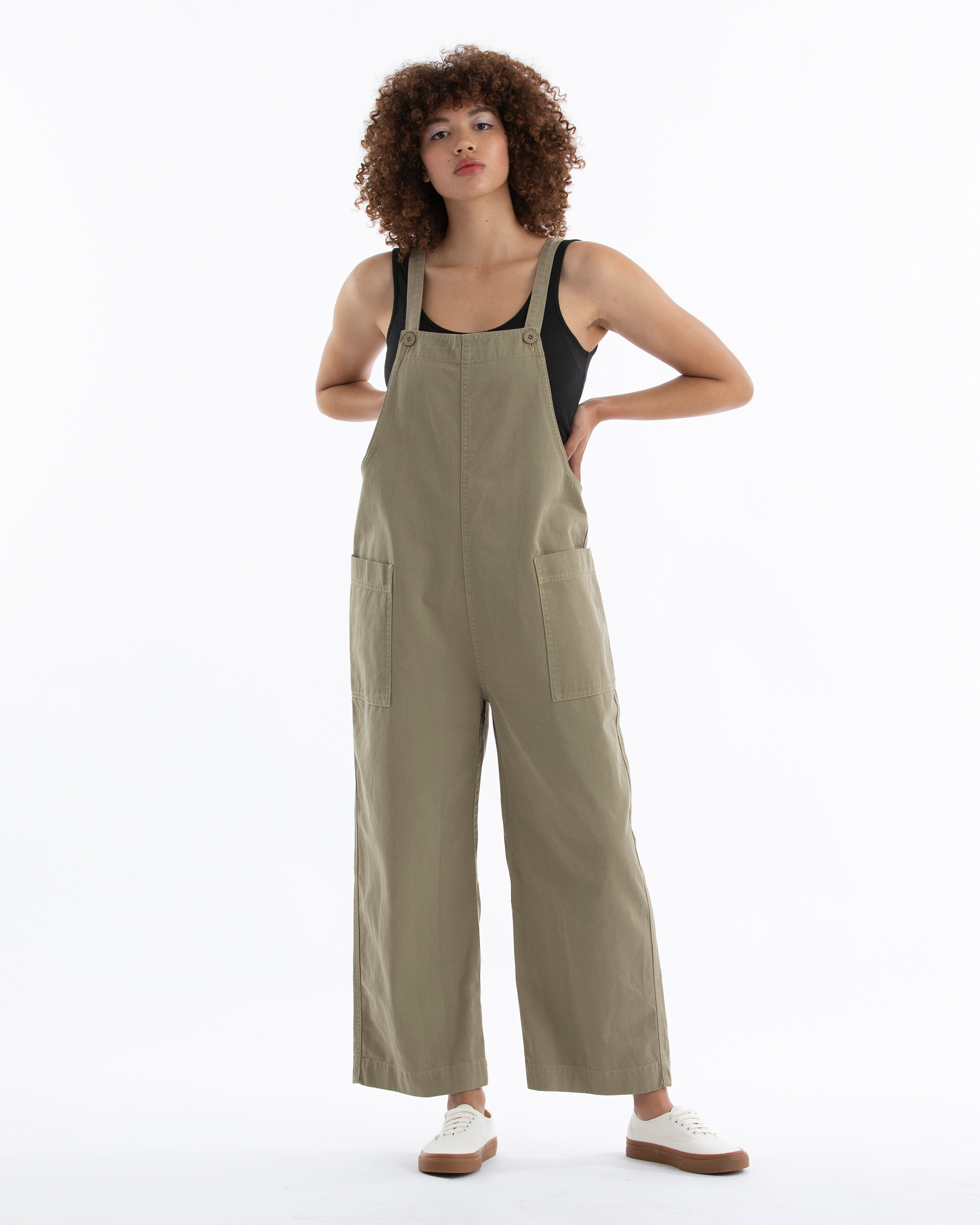 SAMPLE - OVERALL JUMPER - KHAKI