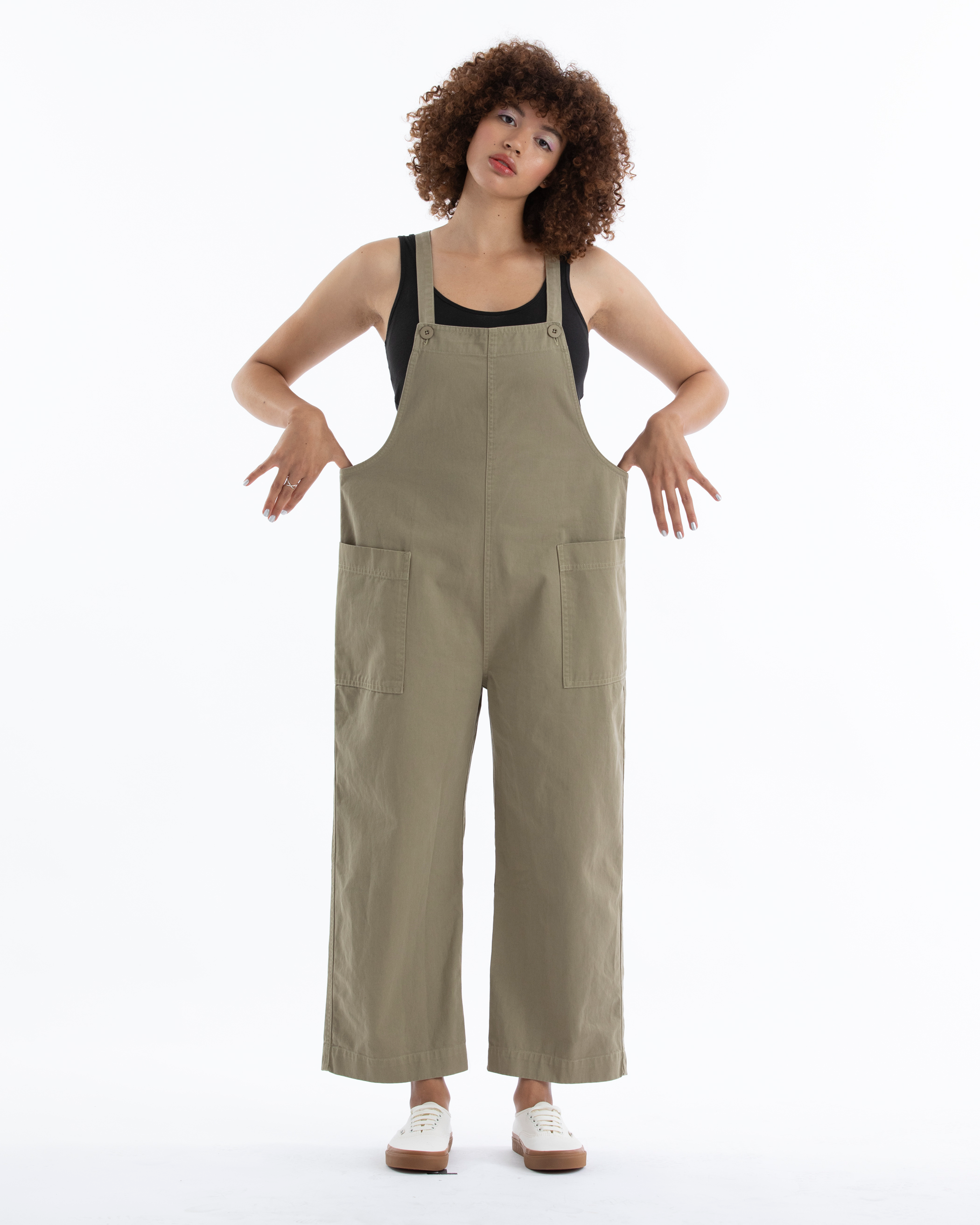 SAMPLE - OVERALL JUMPER - KHAKI