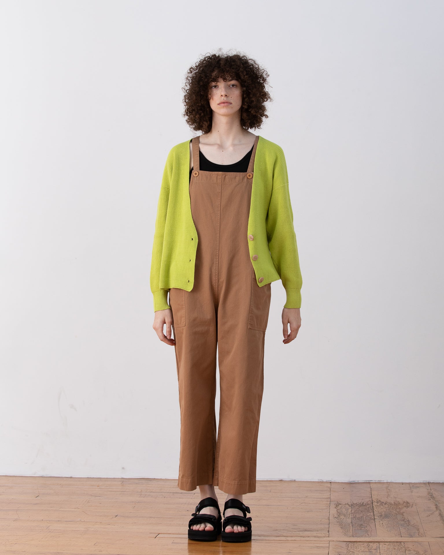 OVERALL JUMPER - CAMEL
