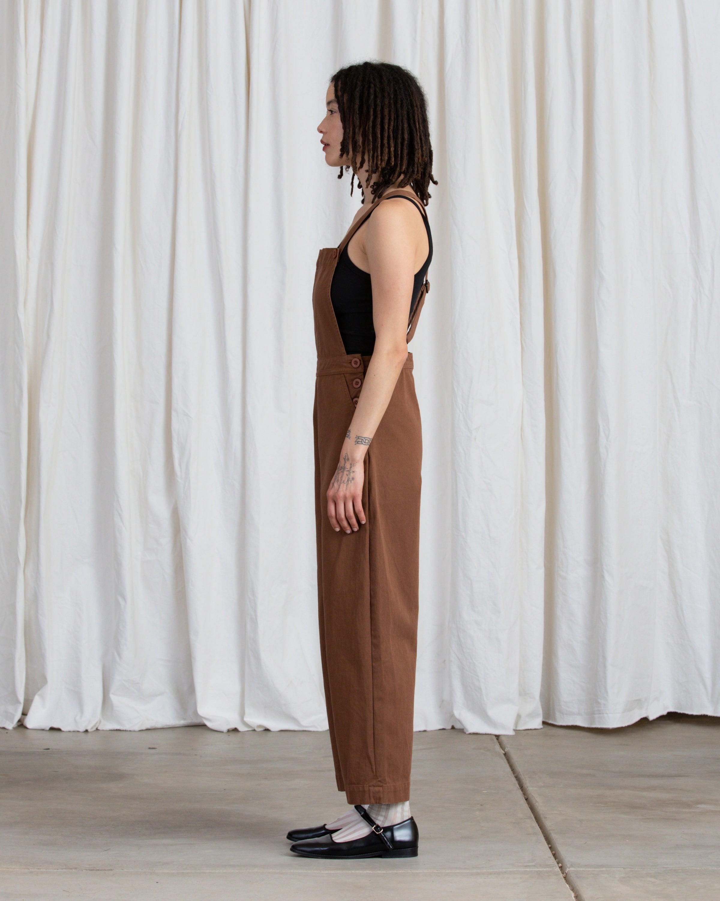 FITTED OVERALL JUMPER - COPPER