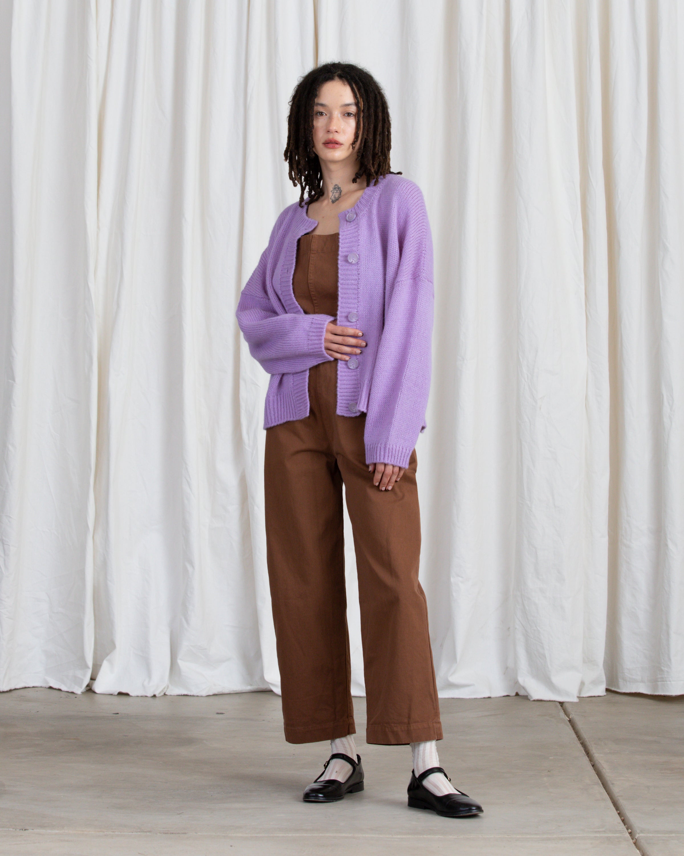 FITTED OVERALL JUMPER - COPPER