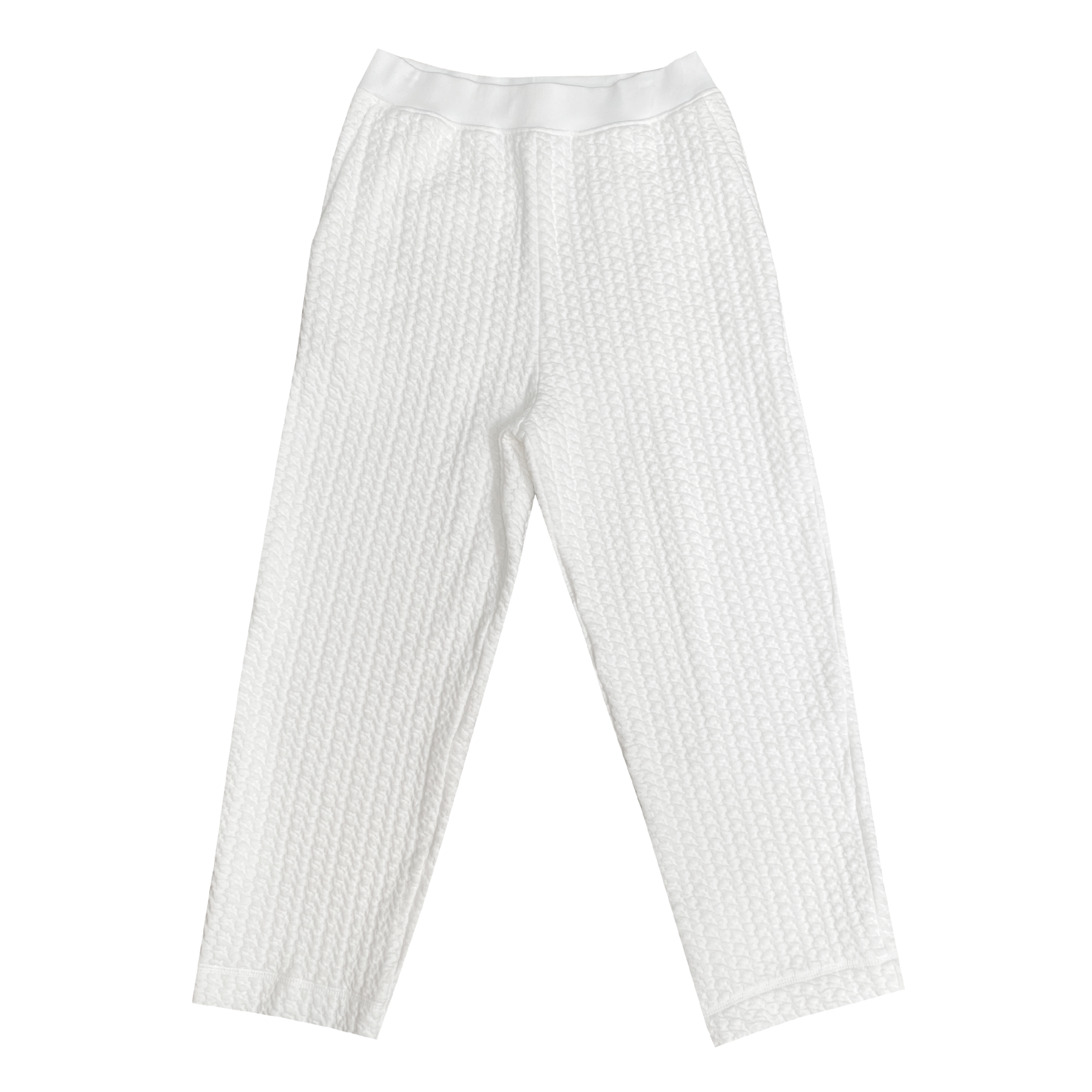 SAMPLE - QUILTED PANTS - BONE