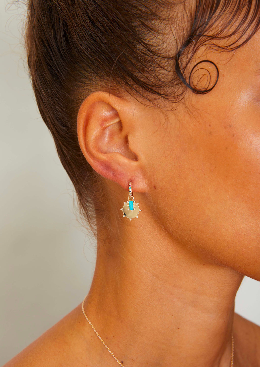 MOSAIC CHARM W/ TURQUOISE