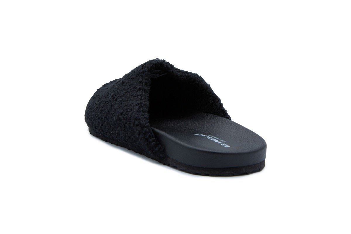 VIDA MULE - BLACK SHEARLING