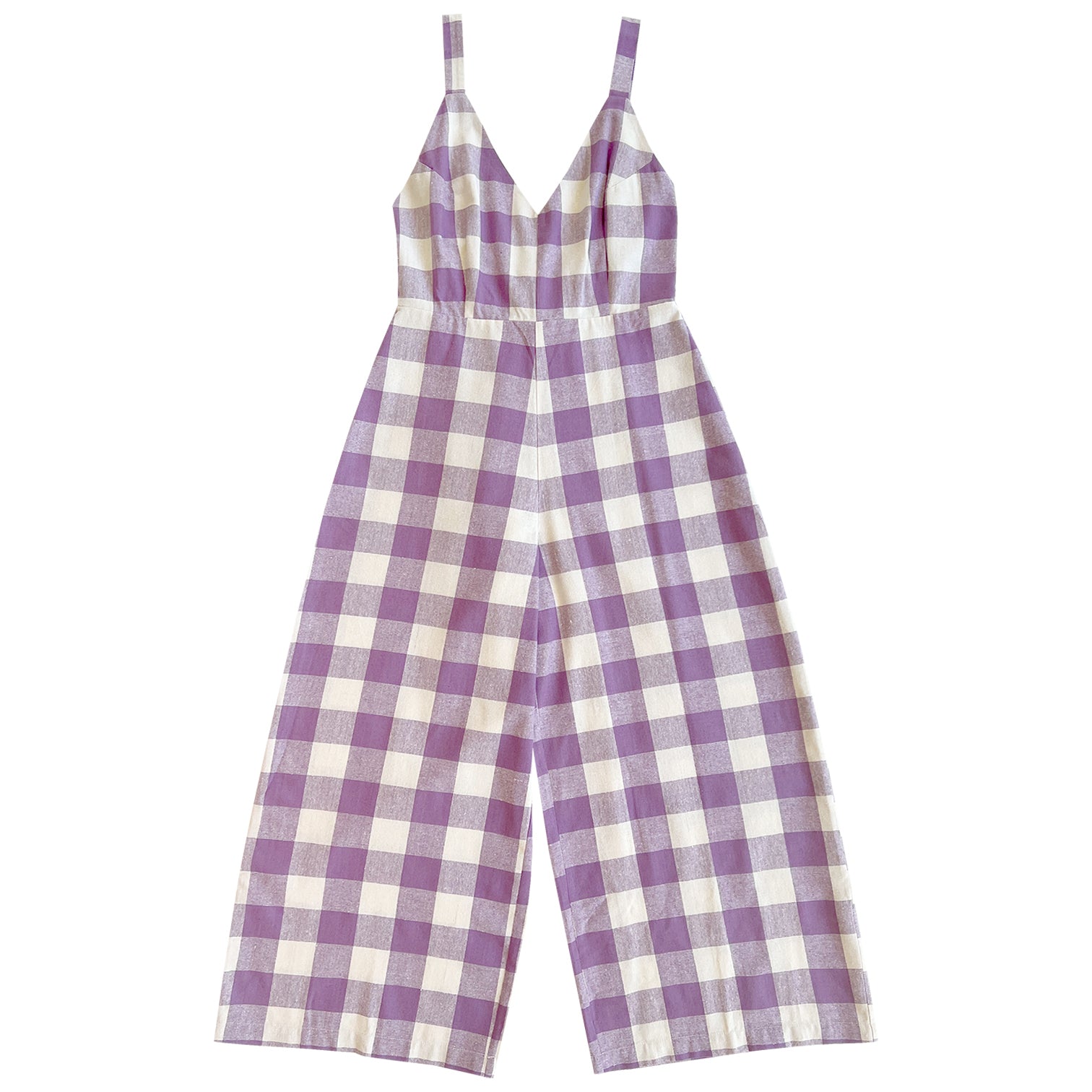 SAMPLE - FITTED JUMPER - LILAC/BONE PLAID