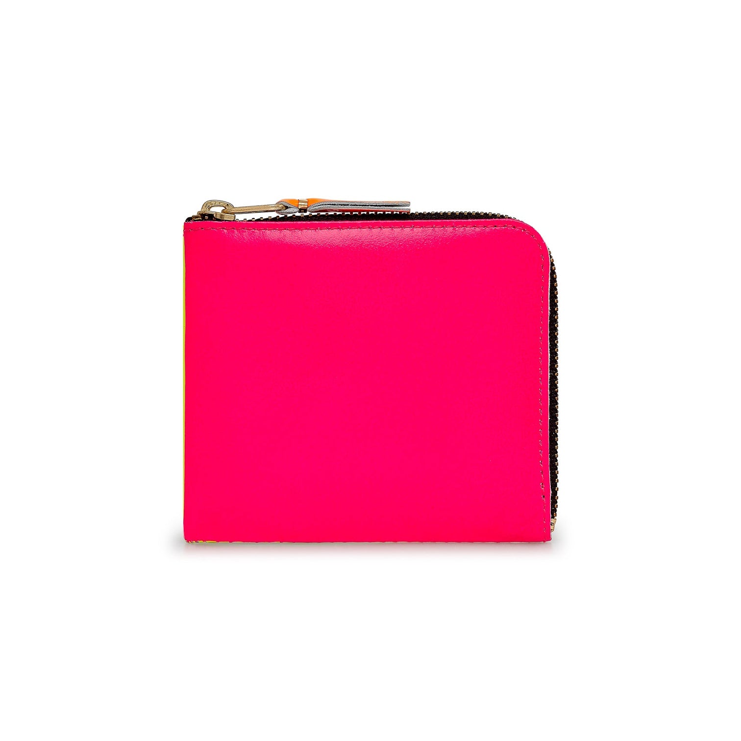 CORNER ZIP WALLET - SUPER FLUO - PINK/YELLOW