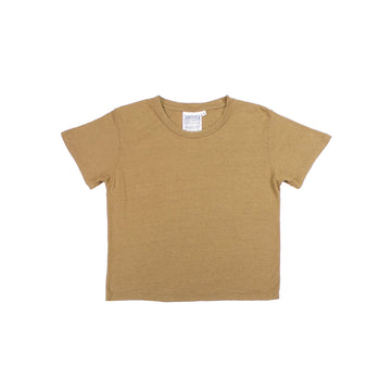 CROPPED LOREL TEE - COYOTE