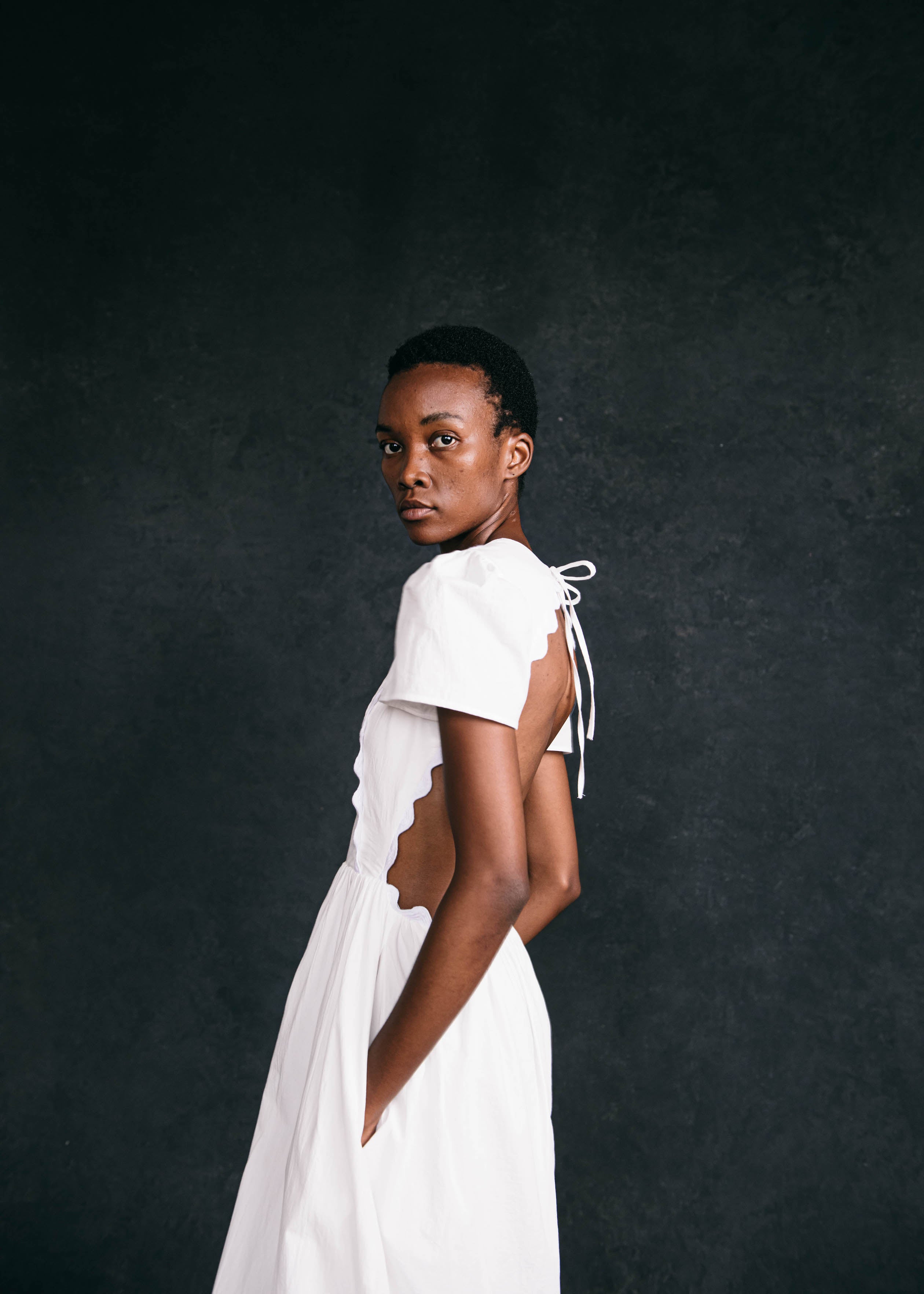 SIMONA DRESS - WHITE