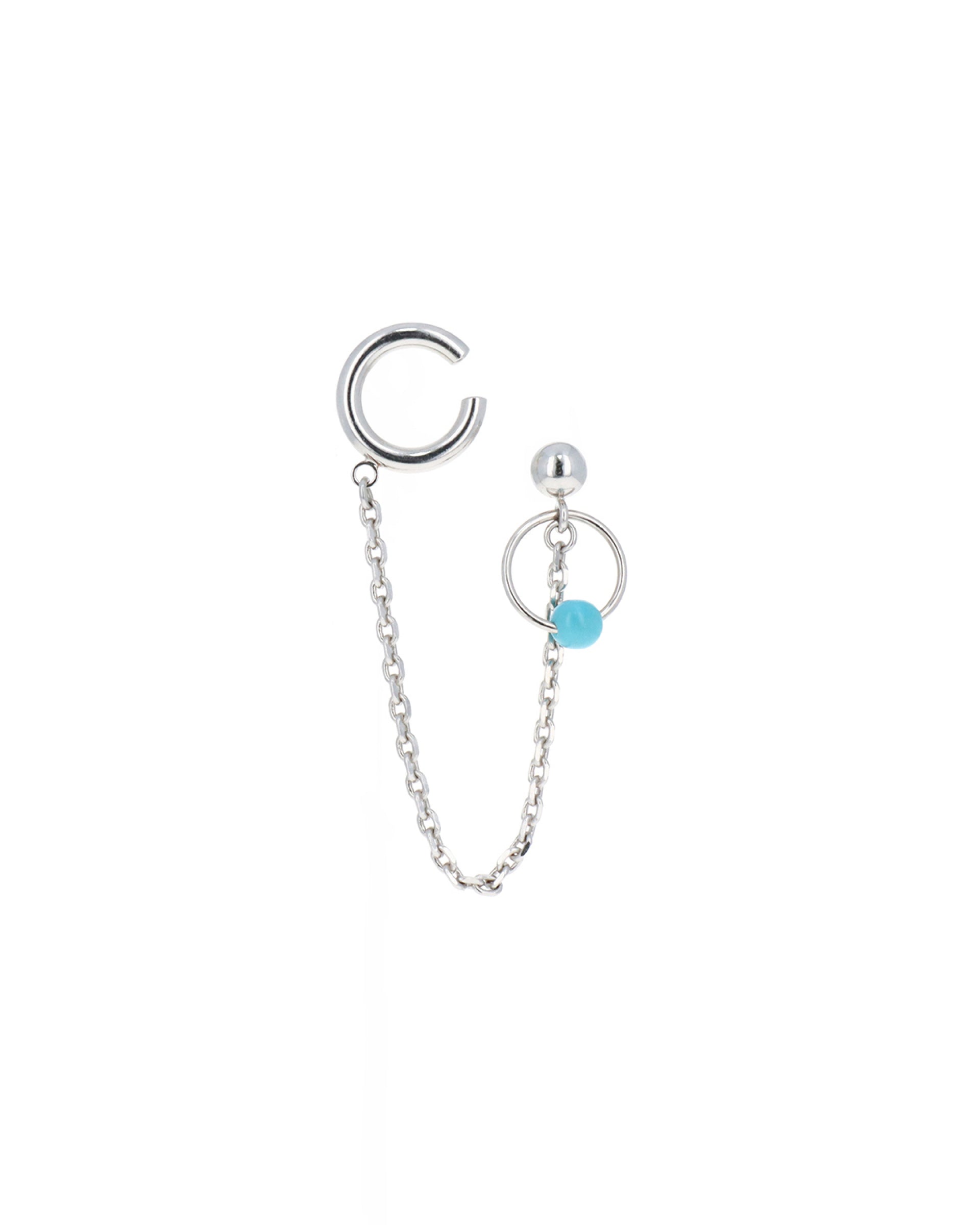 NAN EARRING - PALLADIUM