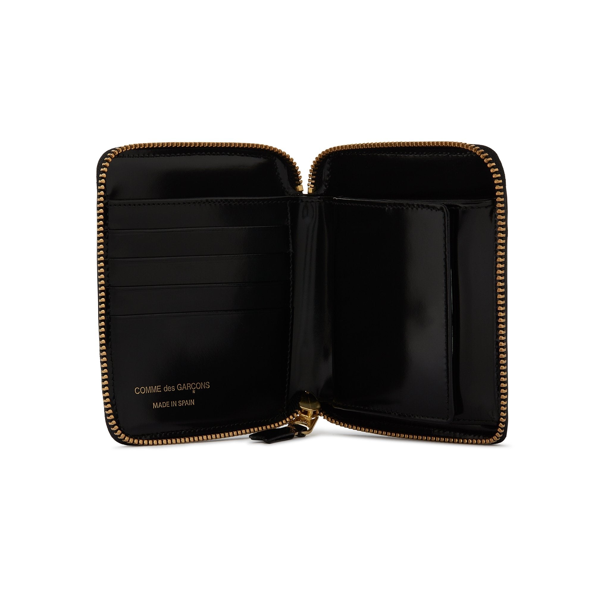 FULL ZIP AROUND WALLET - EMBOSSED DOT - BLACK - SA2100NE