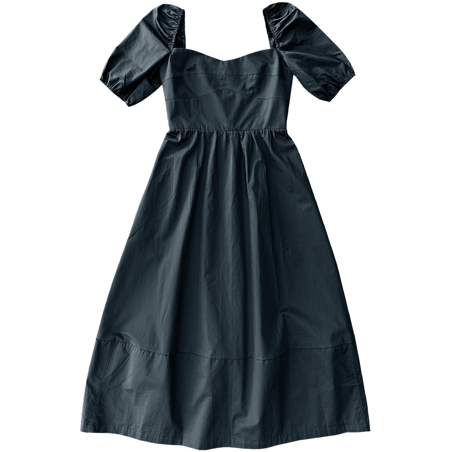 SAMPLE - SWEETHEART MIDI DRESS - FADED NAVY