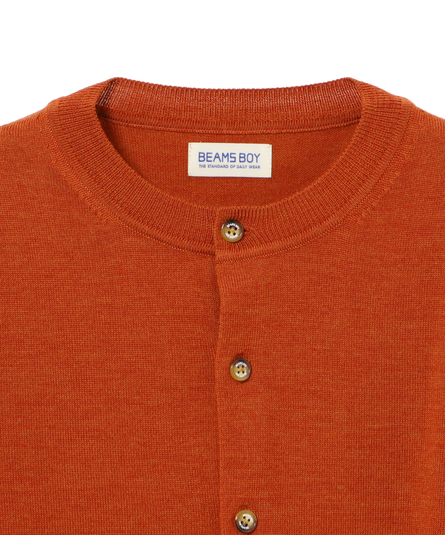 BUTTON CARDIGAN - ORANGE