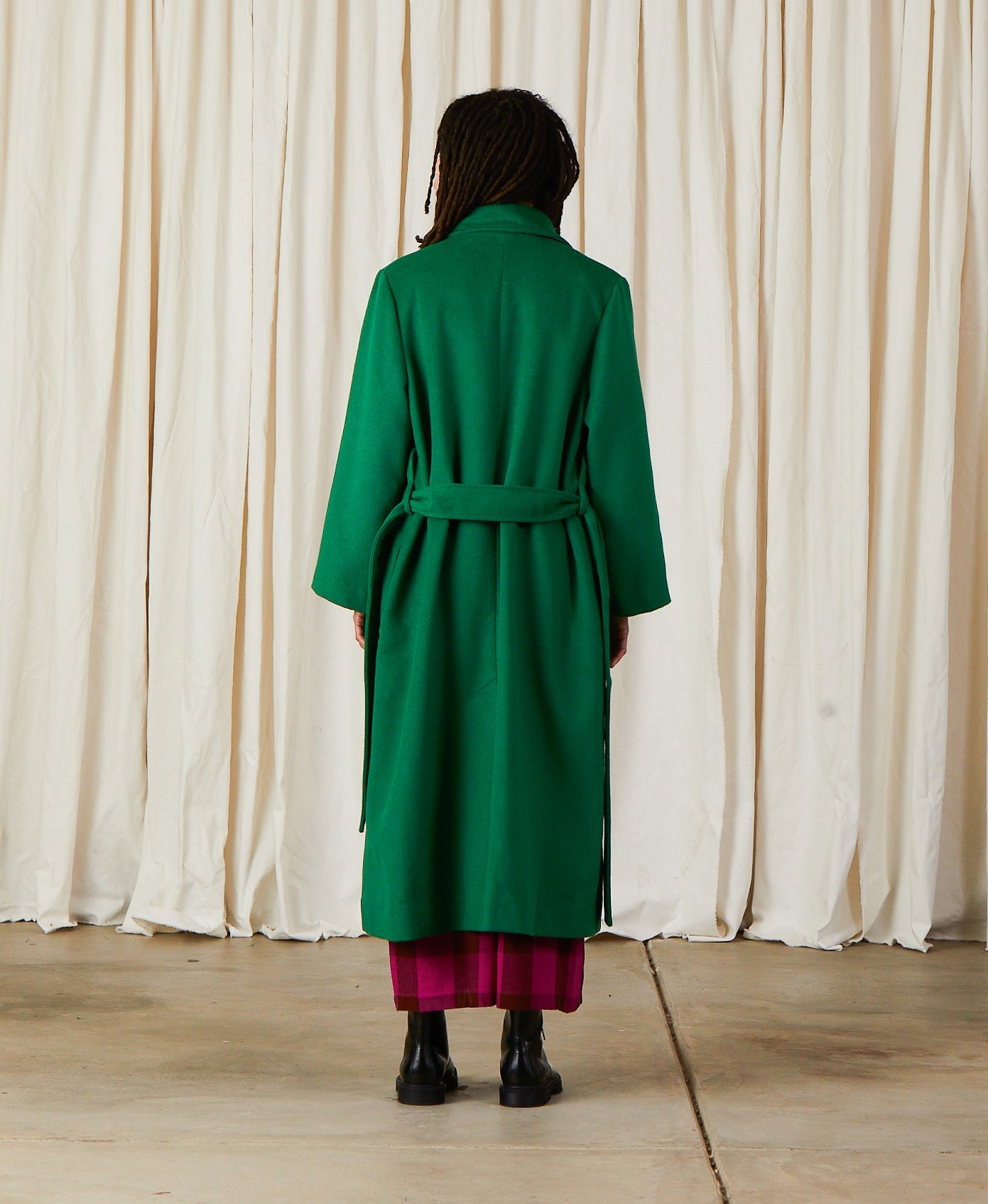 SAMPLE - WOOL TRENCH COAT - COPPER