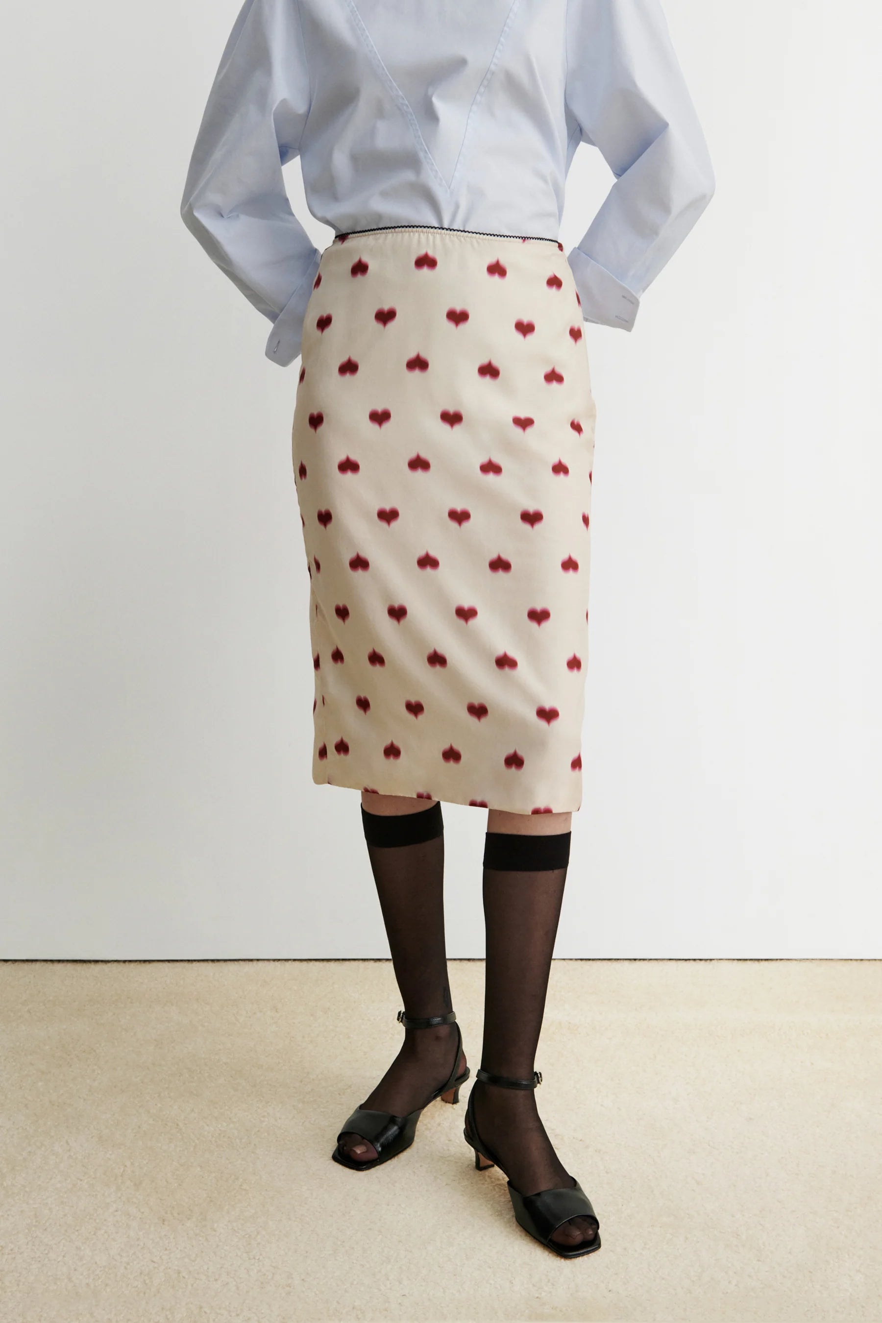 BALDERA SKIRT - CHAMPAGNE