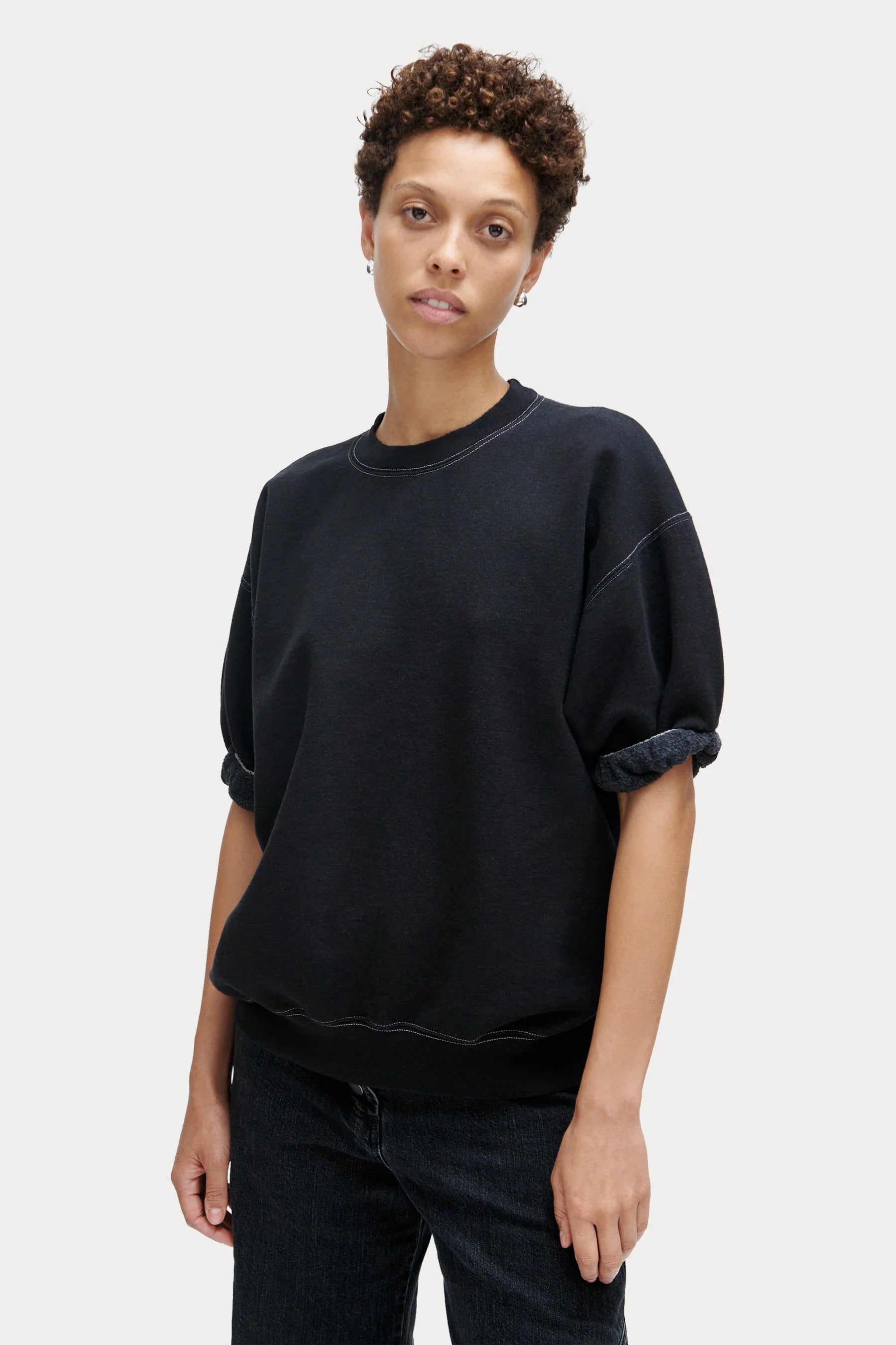 STANZA SWEATSHIRT - CHARCOAL