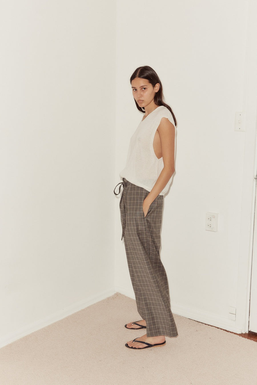 TAILORED PANTS - EVERYDAY CHECK