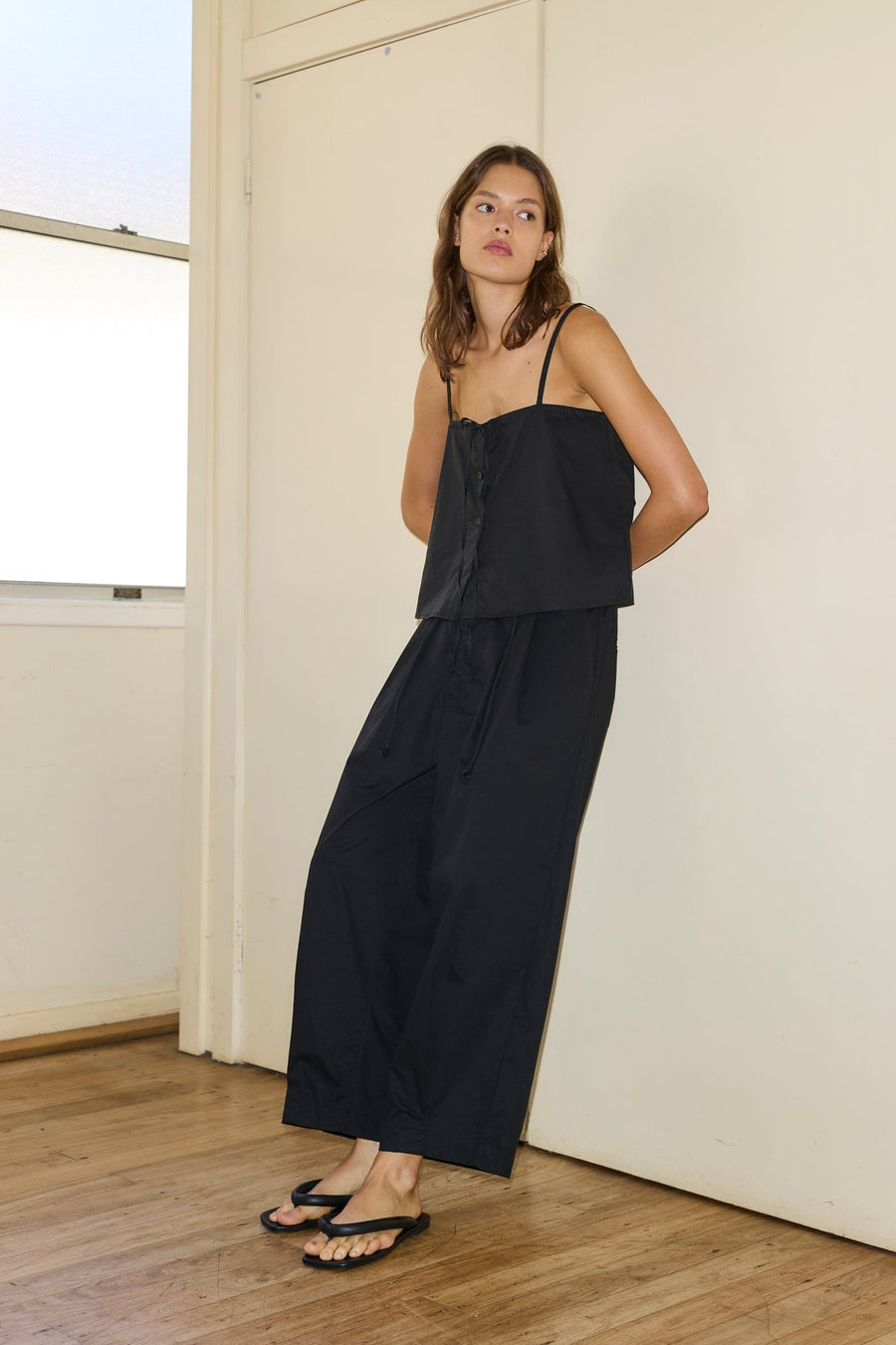 COTTON PANT - BLACK