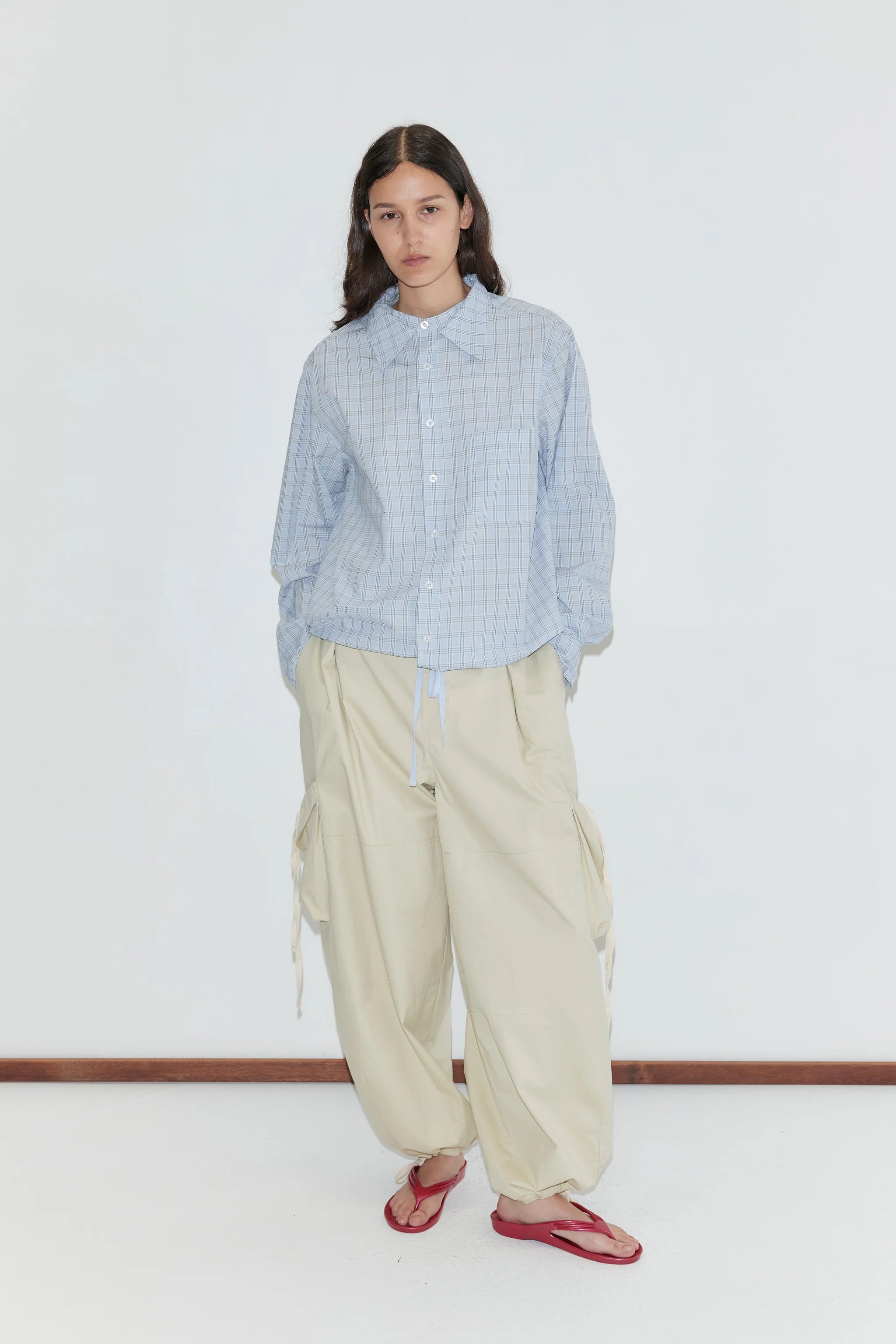 STAND SHIRT - POWDER CHECK