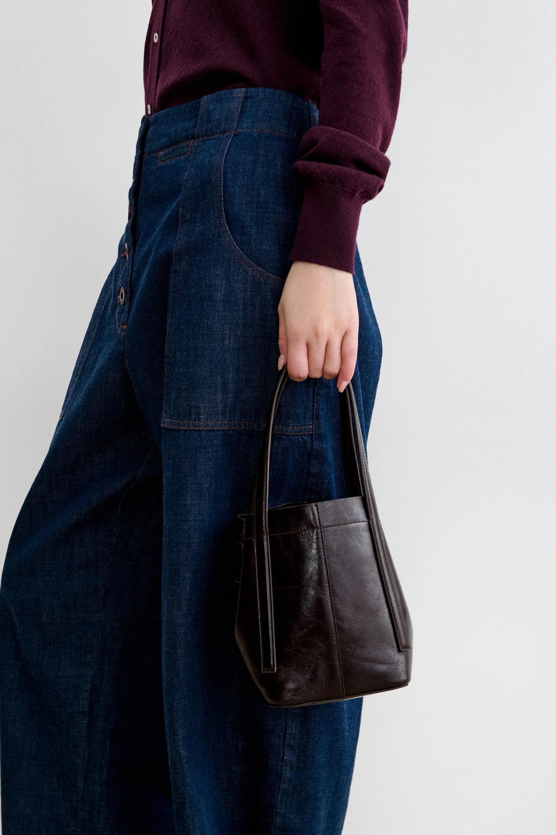 BUCKET TOOL BAG - CHESTNUT