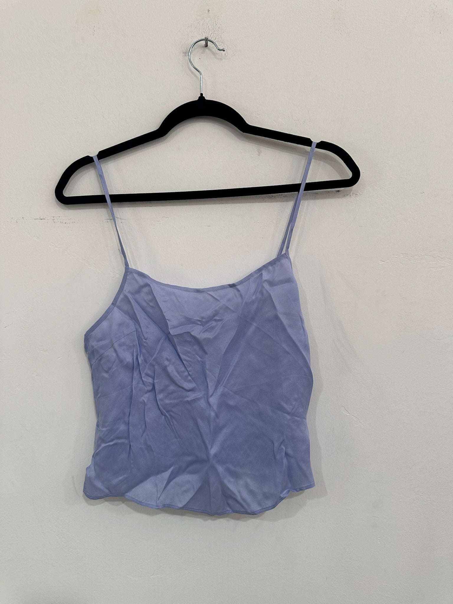 SAMPLE - CUPRO SLIP TOP - PERIWINKLE