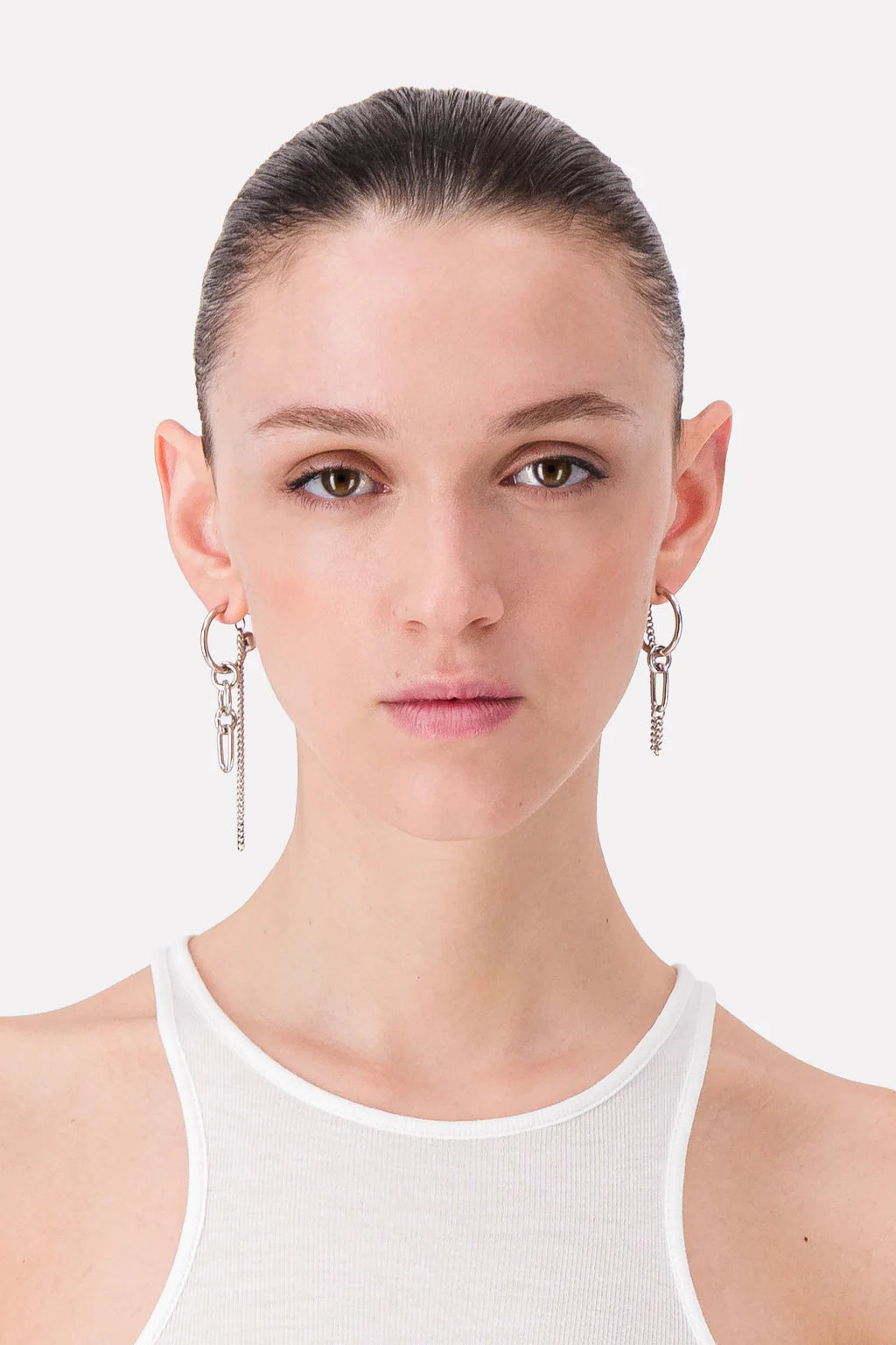 ALLEN EARRINGS - PALLADIUM