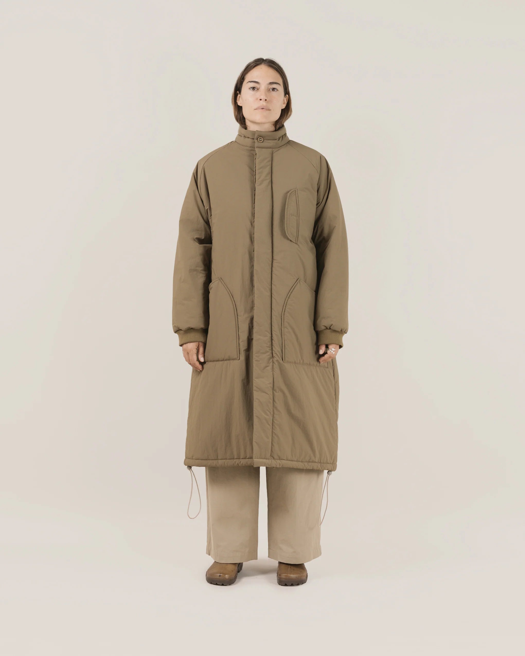 LIGHTLY PADDED PARKA - OLIVE