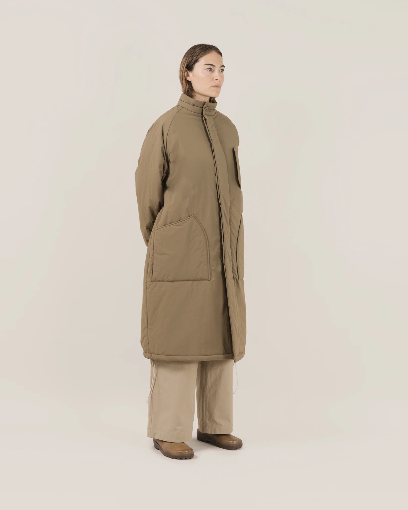 LIGHTLY PADDED PARKA - OLIVE