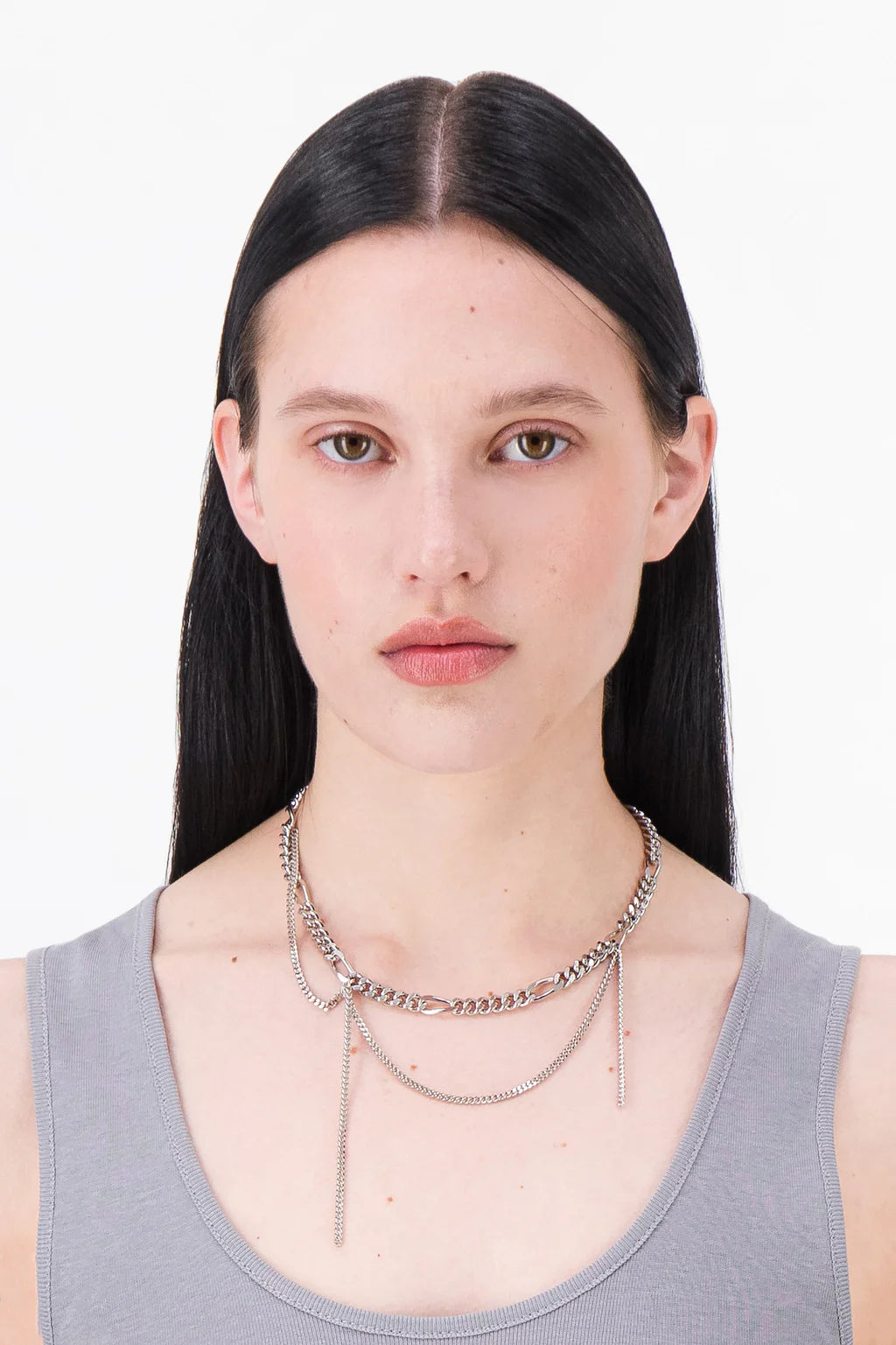 ALENA NECKLACE - PALLADIUM