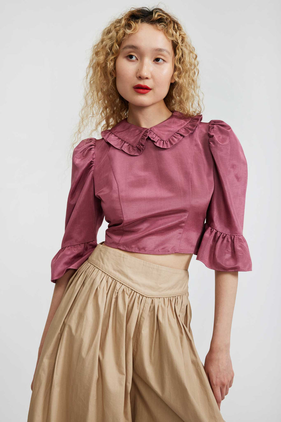 SPRING LUCY TOP - THULIAN ROSE MOIRE