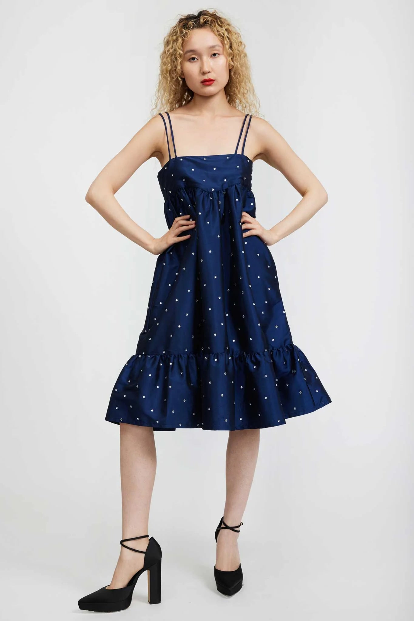 SINGER DRESS - NAVY