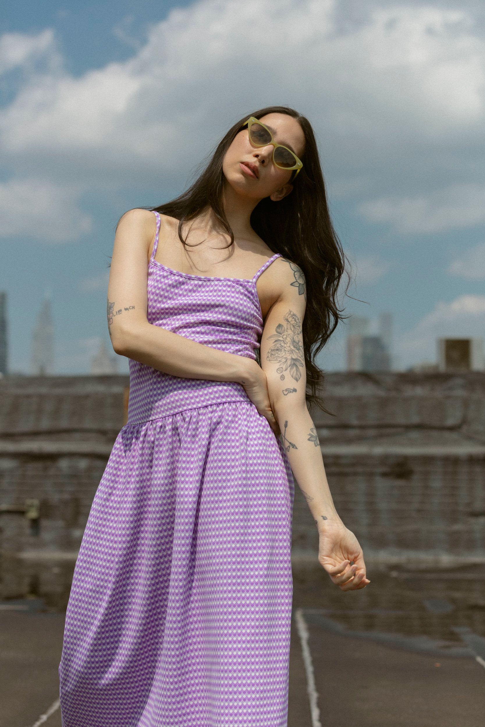 JUNE DRESS - AMETHYST