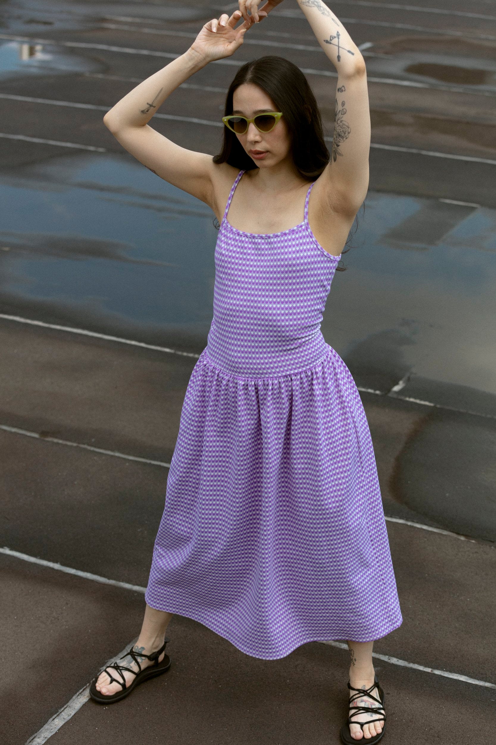 JUNE DRESS - AMETHYST